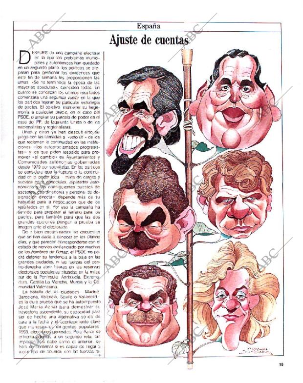 BLANCO Y NEGRO MADRID 26-05-1991 página 19