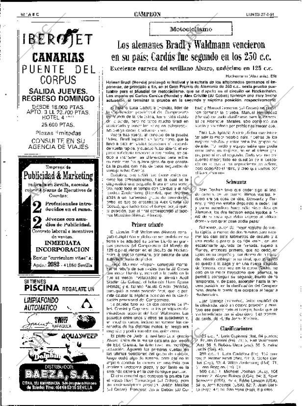 ABC SEVILLA 27-05-1991 página 88