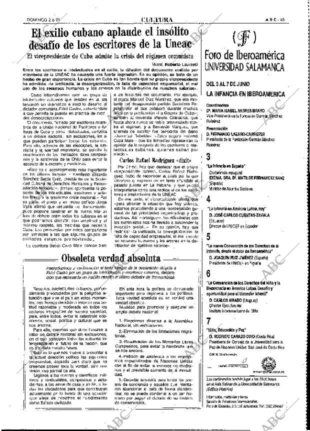 ABC MADRID 02-06-1991 página 65