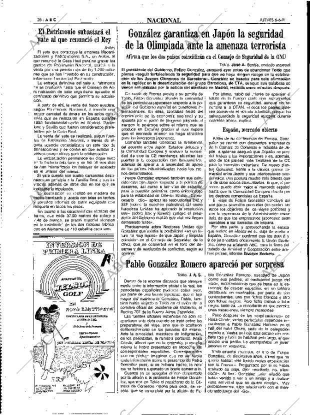 ABC MADRID 06-06-1991 página 28