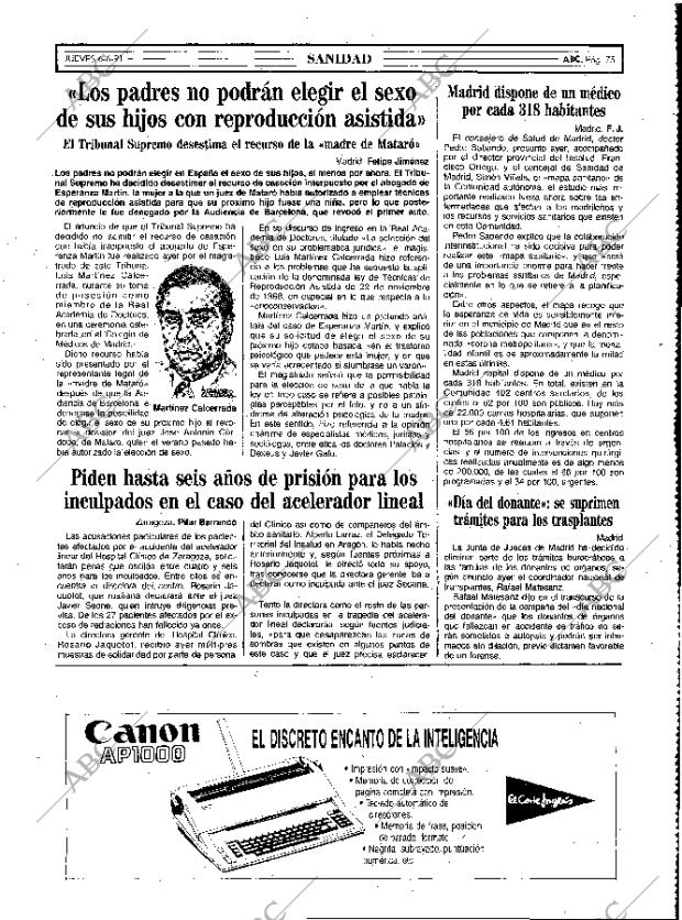 ABC MADRID 06-06-1991 página 75