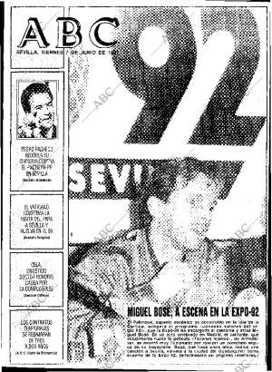 ABC SEVILLA 07-06-1991 página 1