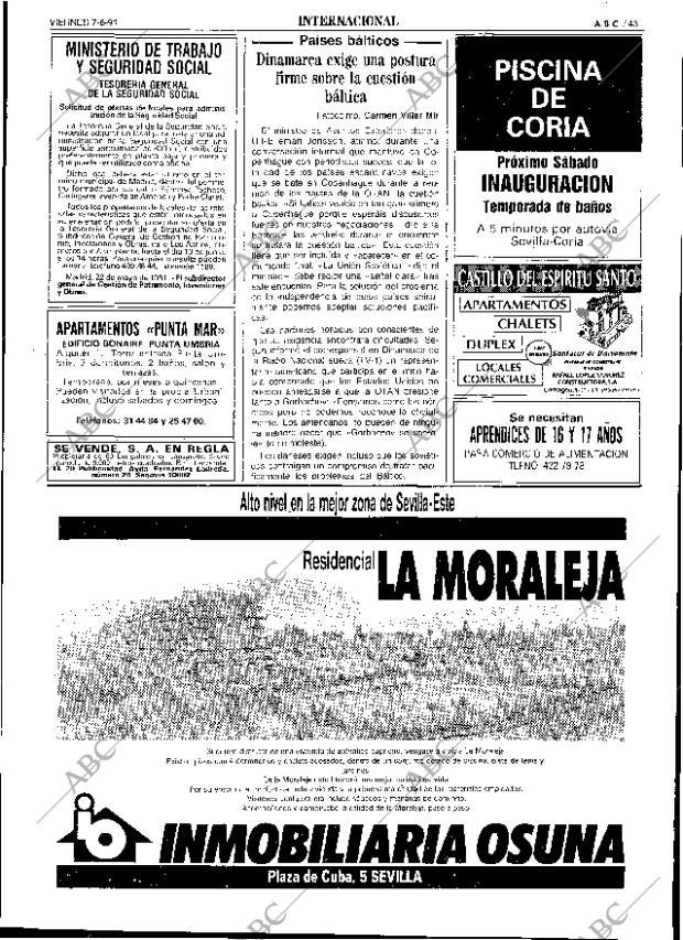 ABC SEVILLA 07-06-1991 página 43