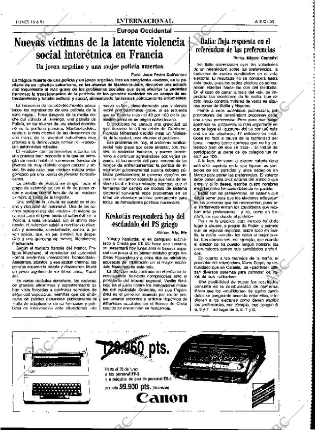 ABC MADRID 10-06-1991 página 35