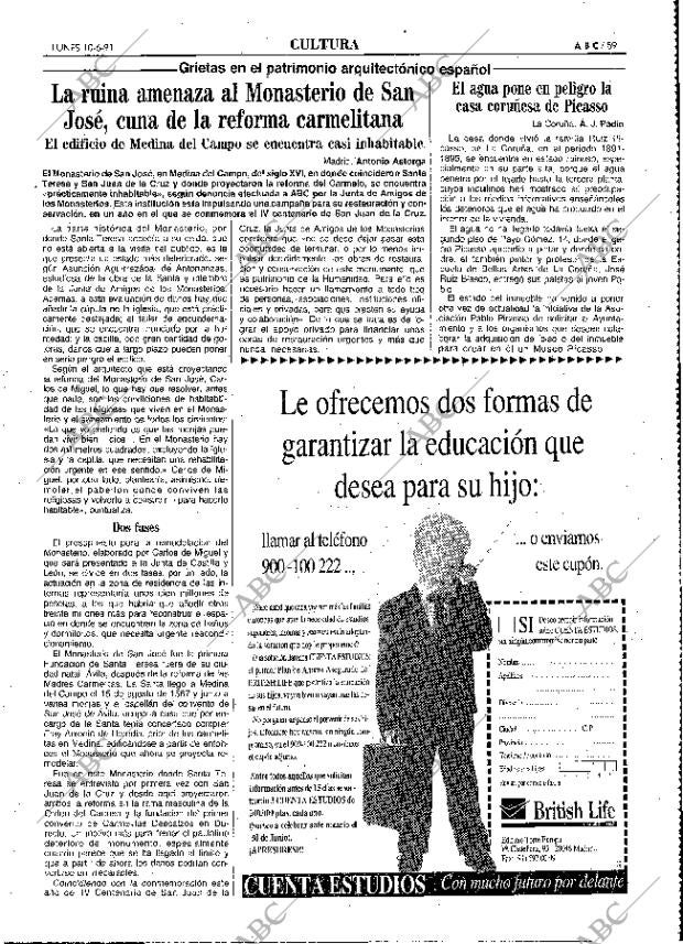 ABC MADRID 10-06-1991 página 59