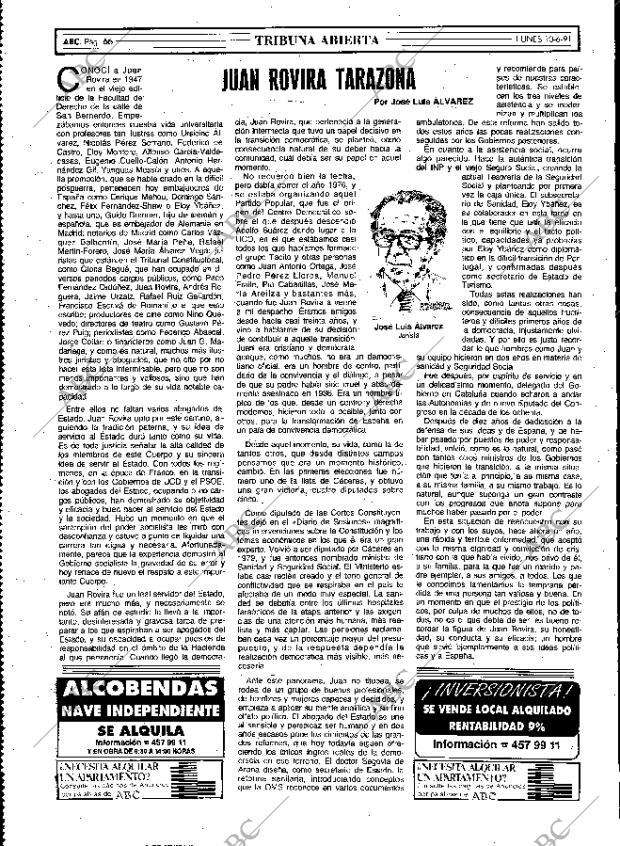 ABC MADRID 10-06-1991 página 66