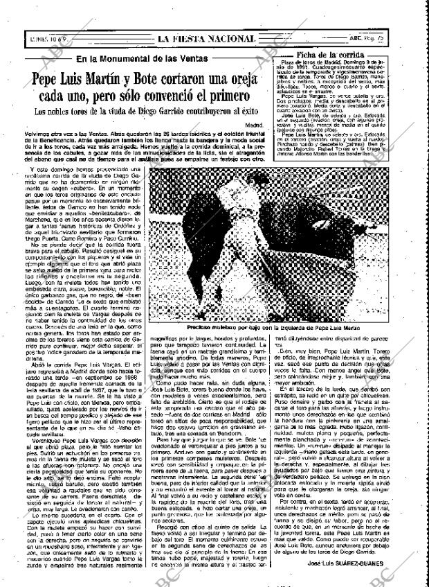 ABC MADRID 10-06-1991 página 75