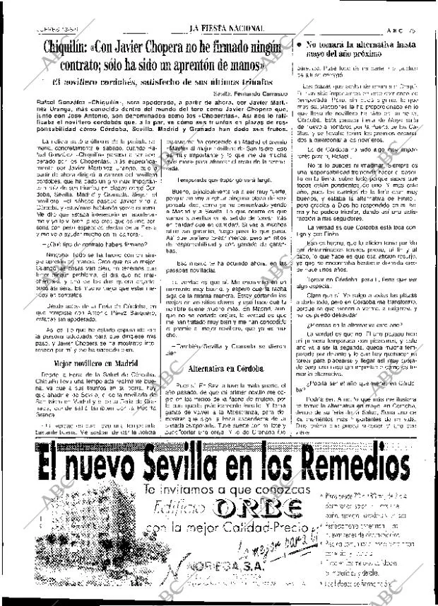 ABC SEVILLA 13-06-1991 página 75