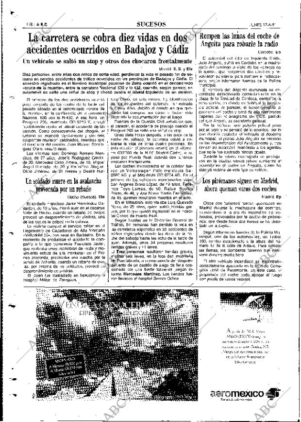 ABC MADRID 17-06-1991 página 118