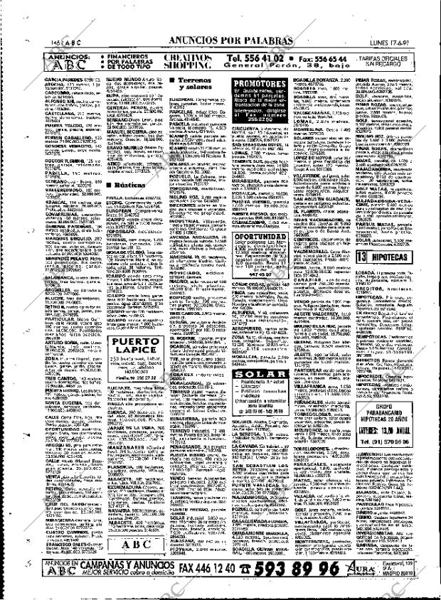 ABC MADRID 17-06-1991 página 146