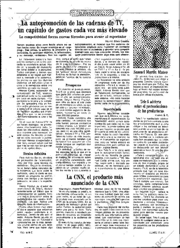 ABC MADRID 17-06-1991 página 156