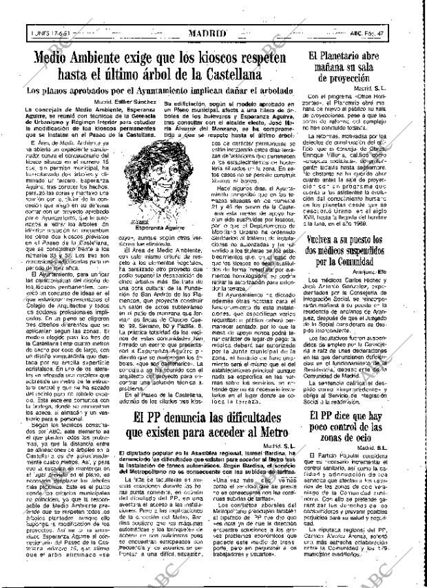 ABC MADRID 17-06-1991 página 47