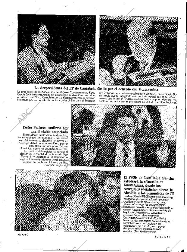 ABC MADRID 17-06-1991 página 6