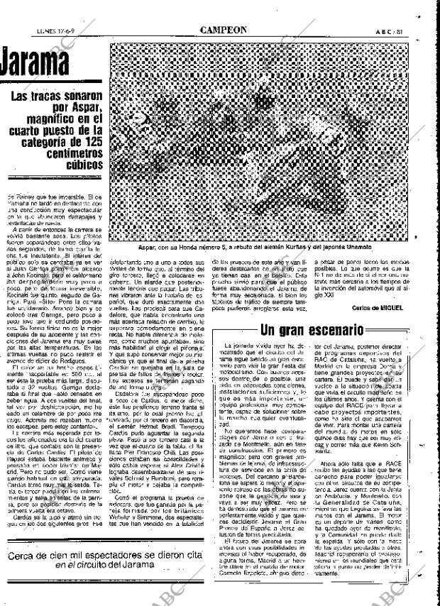 ABC MADRID 17-06-1991 página 81