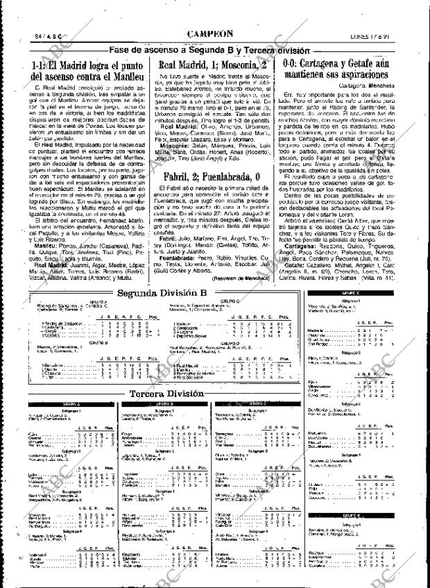 ABC MADRID 17-06-1991 página 84