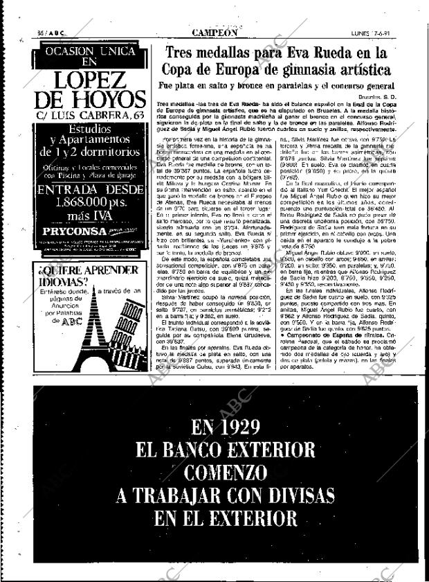 ABC MADRID 17-06-1991 página 86