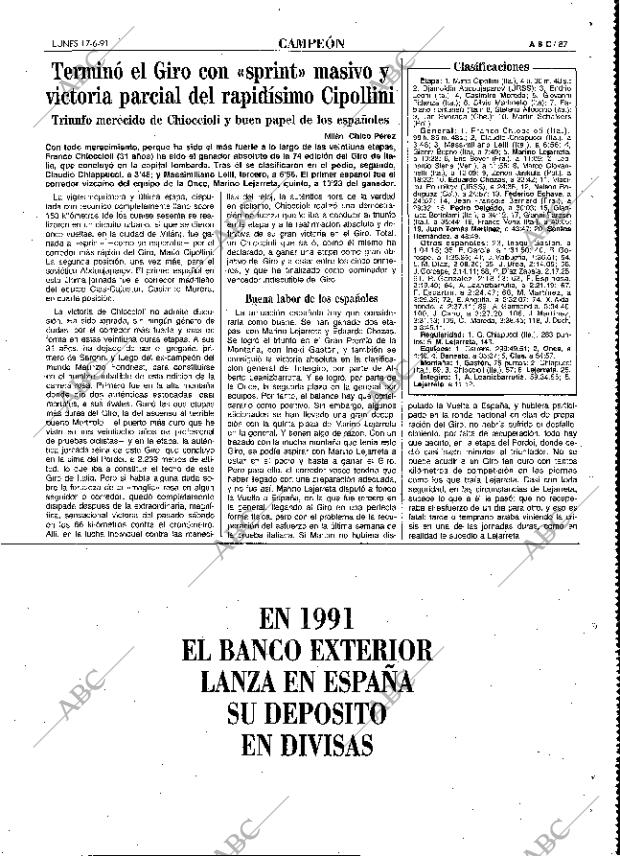 ABC MADRID 17-06-1991 página 87