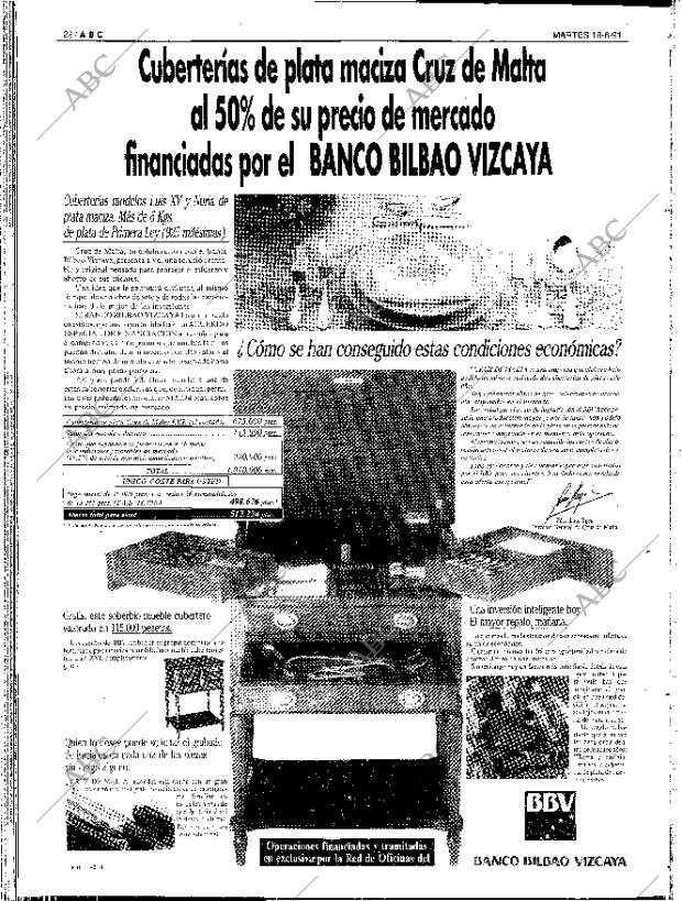 ABC SEVILLA 18-06-1991 página 22