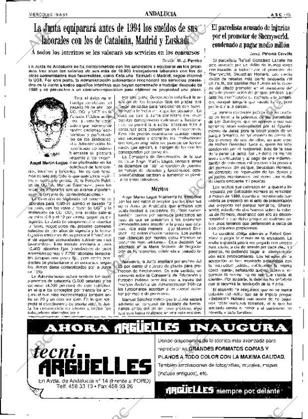 ABC SEVILLA 19-06-1991 página 45