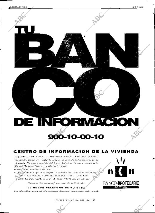 ABC SEVILLA 19-06-1991 página 63