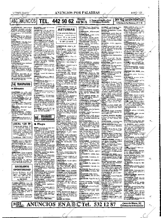 ABC MADRID 21-06-1991 página 129