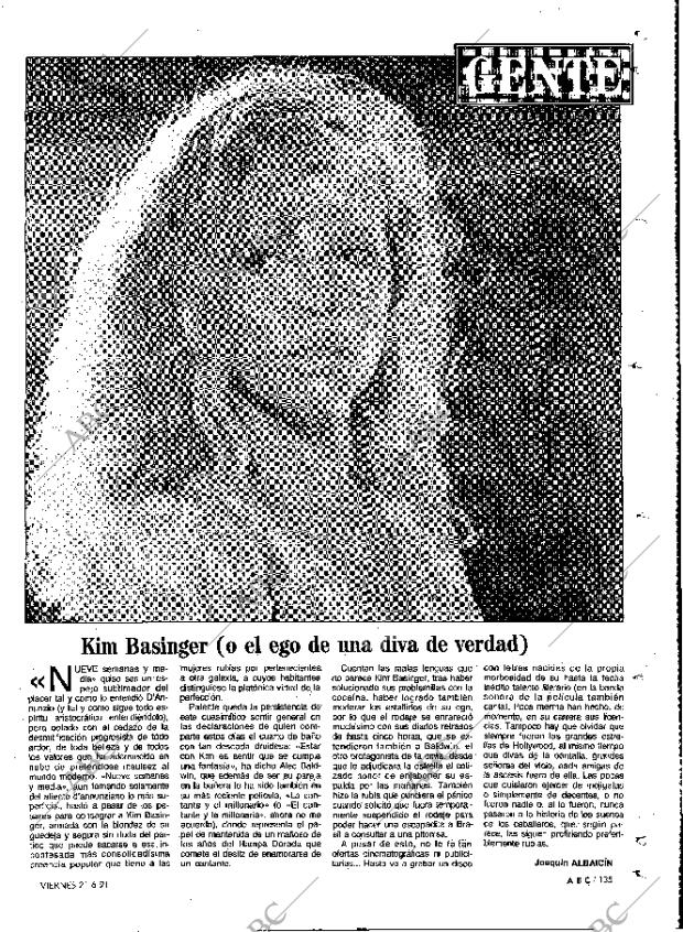 ABC MADRID 21-06-1991 página 135