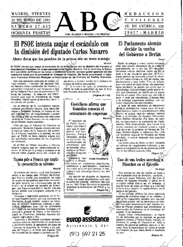 ABC MADRID 21-06-1991 página 15