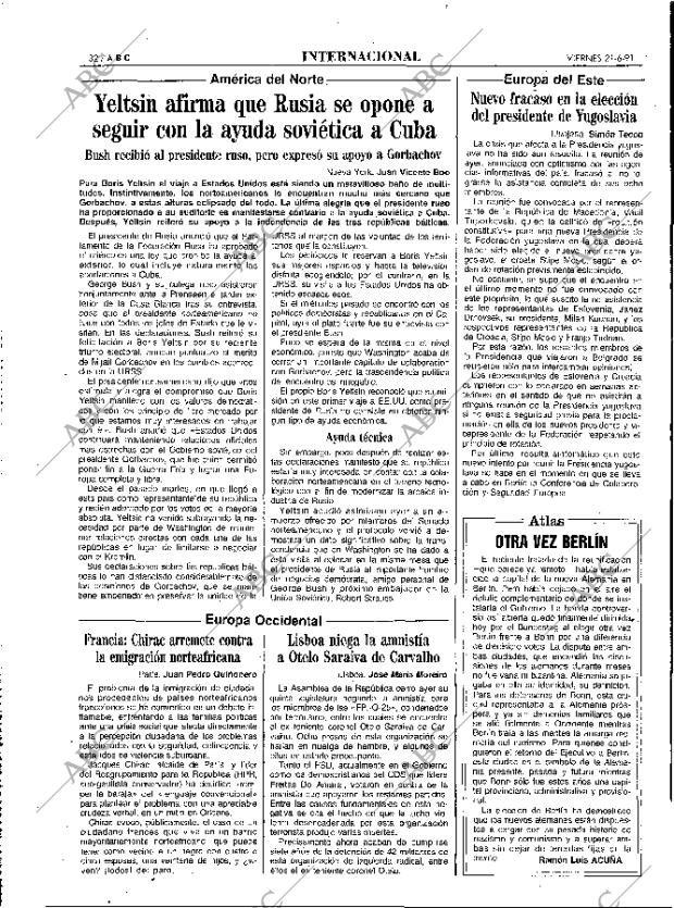 ABC MADRID 21-06-1991 página 32