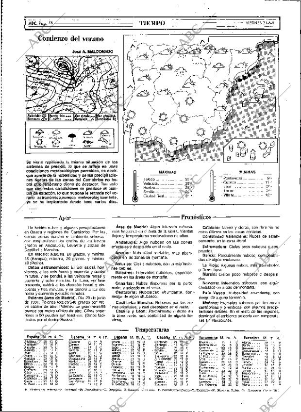 ABC MADRID 21-06-1991 página 48