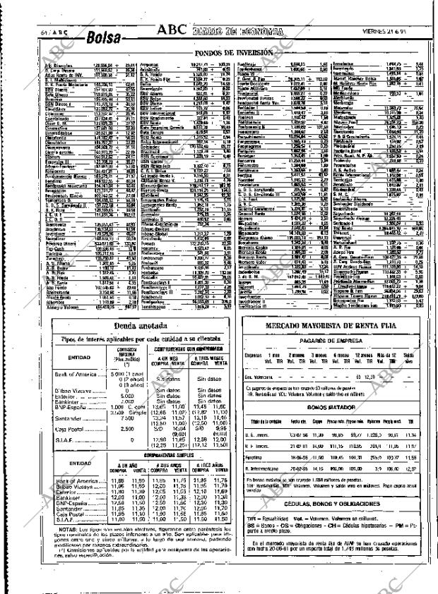 ABC MADRID 21-06-1991 página 64