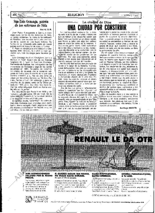 ABC MADRID 21-06-1991 página 76
