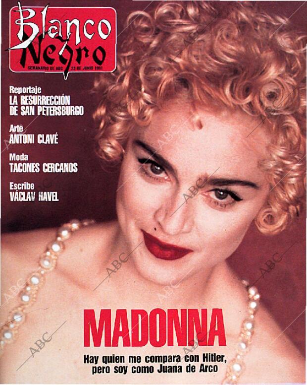 BLANCO Y NEGRO MADRID 23-06-1991 página 1