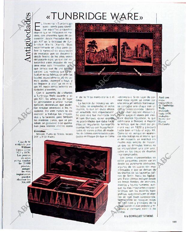 BLANCO Y NEGRO MADRID 23-06-1991 página 111