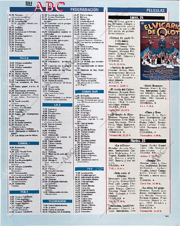 BLANCO Y NEGRO MADRID 23-06-1991 página 141