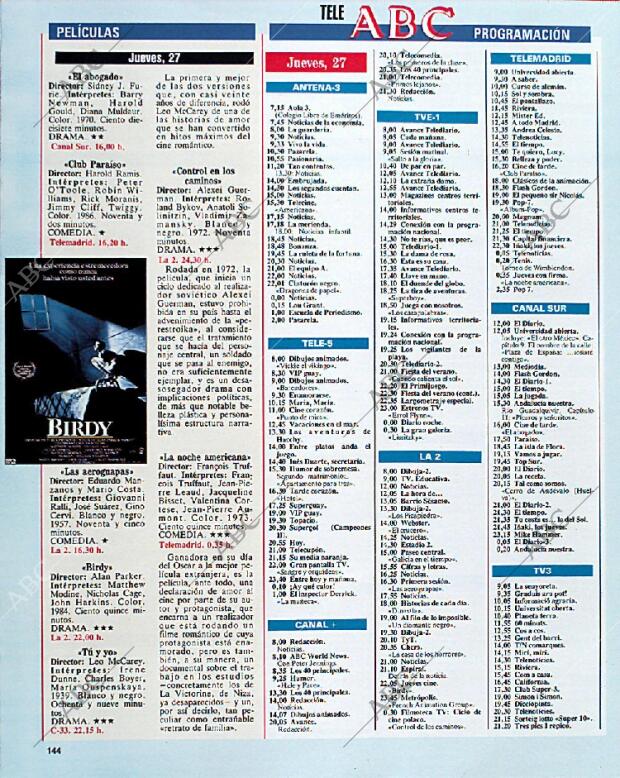 BLANCO Y NEGRO MADRID 23-06-1991 página 144