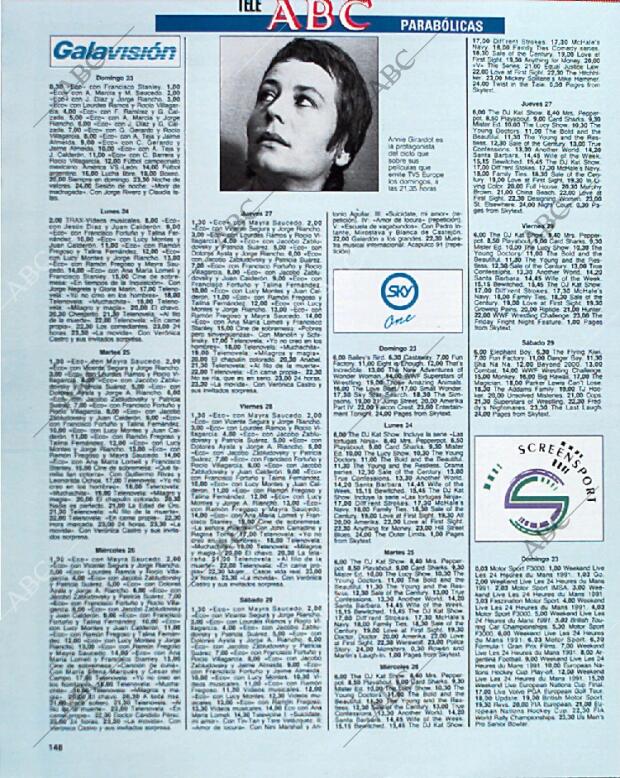 BLANCO Y NEGRO MADRID 23-06-1991 página 148