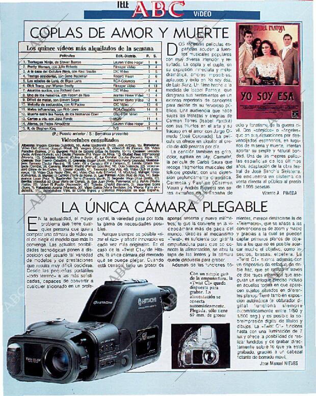 BLANCO Y NEGRO MADRID 23-06-1991 página 152