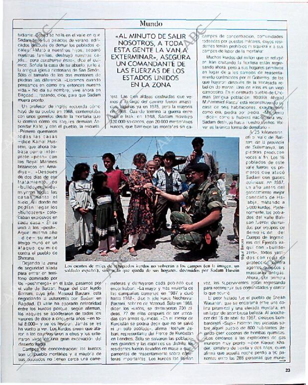 BLANCO Y NEGRO MADRID 23-06-1991 página 23