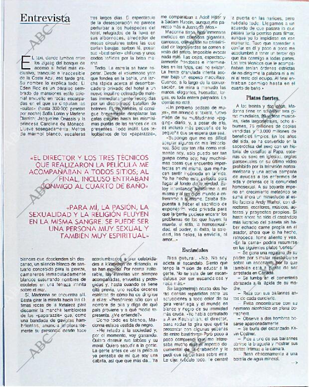 BLANCO Y NEGRO MADRID 23-06-1991 página 79