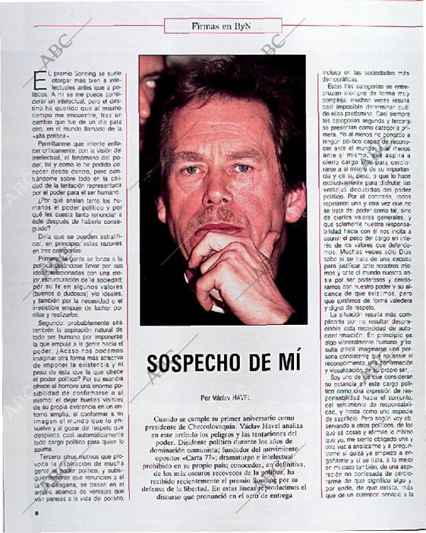 BLANCO Y NEGRO MADRID 23-06-1991 página 8