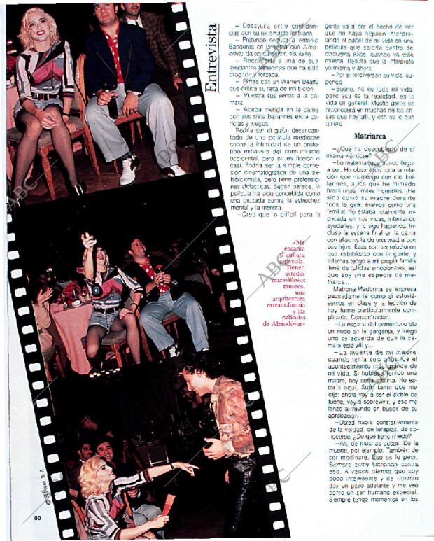 BLANCO Y NEGRO MADRID 23-06-1991 página 80