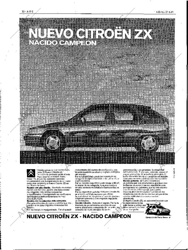 ABC MADRID 27-06-1991 página 30