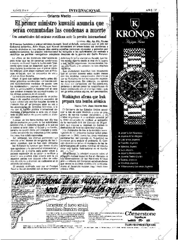 ABC MADRID 27-06-1991 página 37