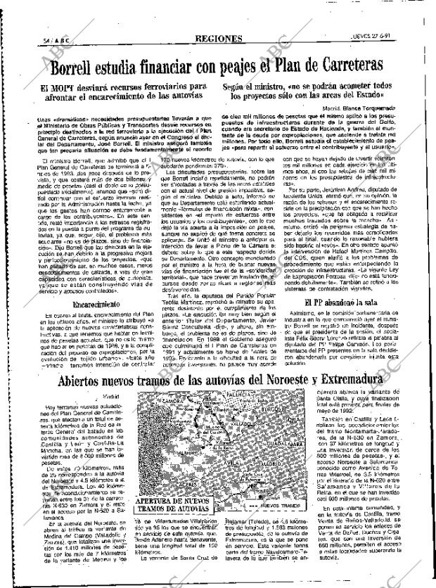 ABC MADRID 27-06-1991 página 54