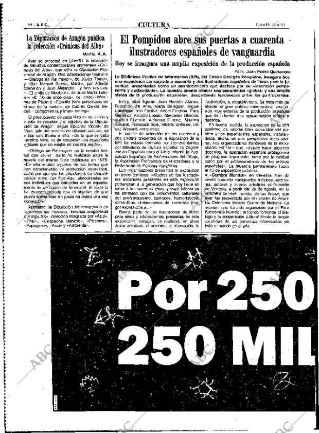 ABC MADRID 27-06-1991 página 58