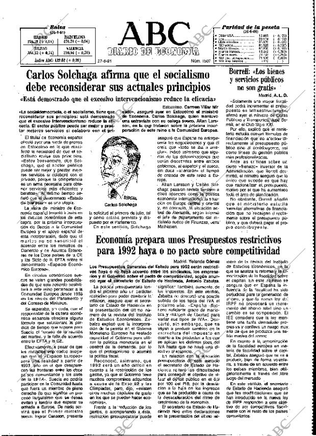 ABC MADRID 27-06-1991 página 61