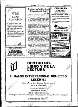 ABC MADRID 27-06-1991 página 98