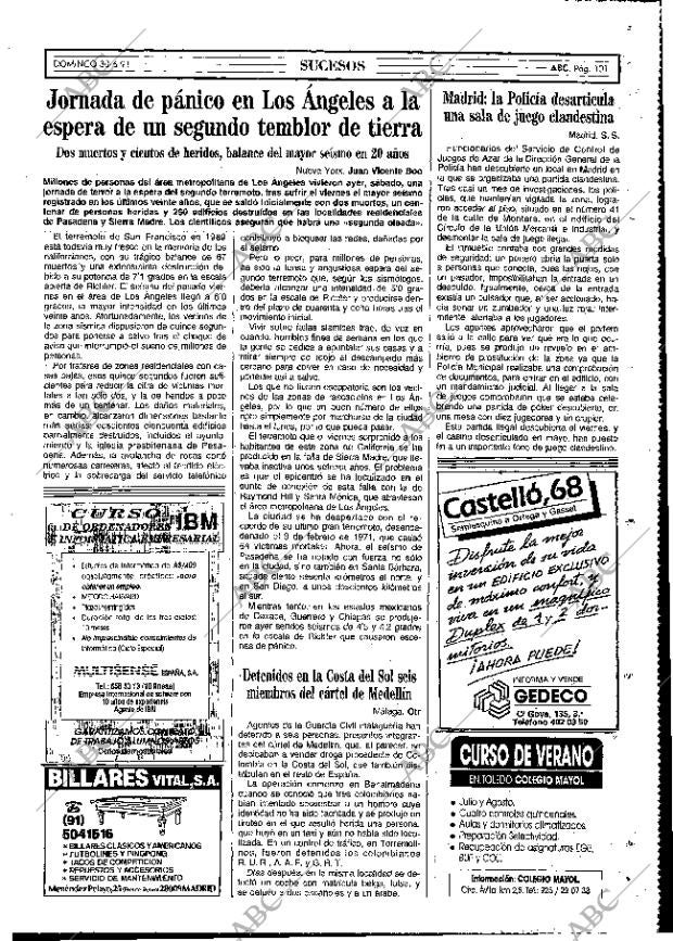 ABC MADRID 30-06-1991 página 101