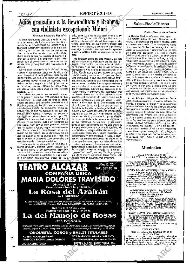 ABC MADRID 30-06-1991 página 120