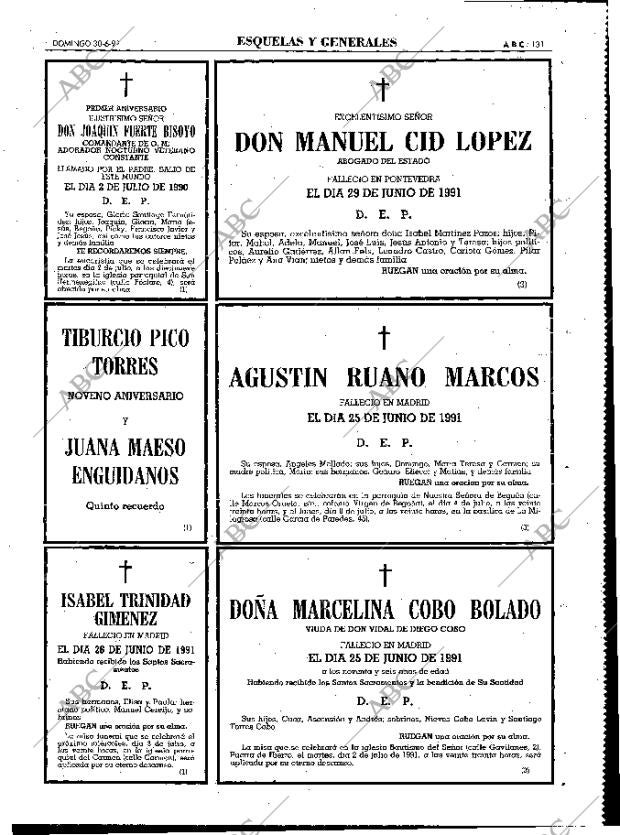 ABC MADRID 30-06-1991 página 131